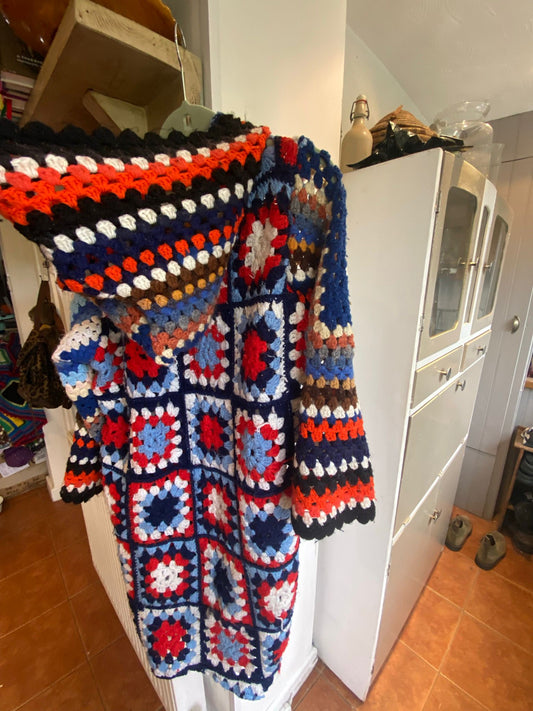 Handmade Crochet Kaleidoscope Jacket