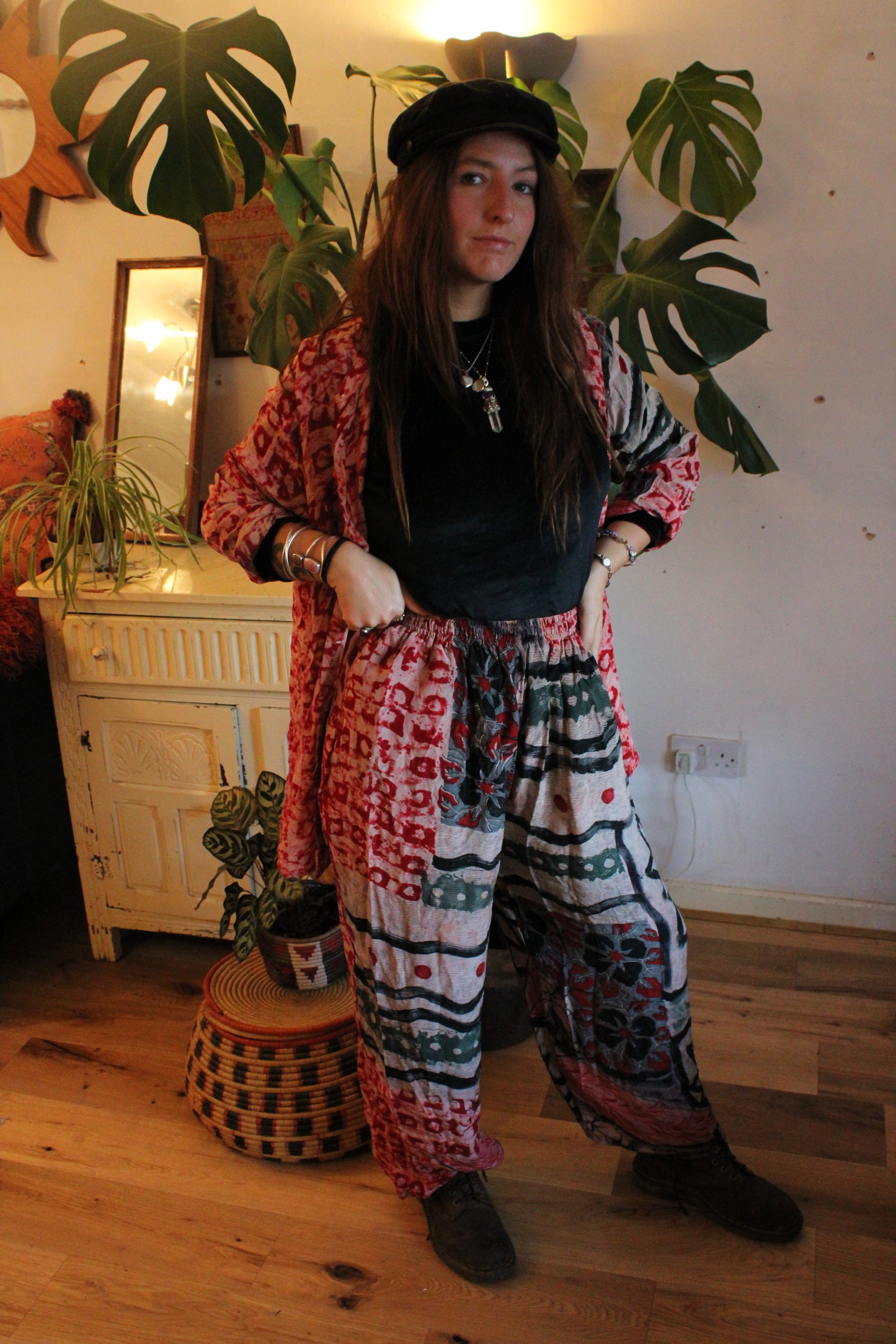 Grafitti Print Floaty Loungewear Co-Ord Set