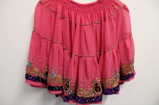 Pink and Purple Dreams sequinned Goddess Skirt